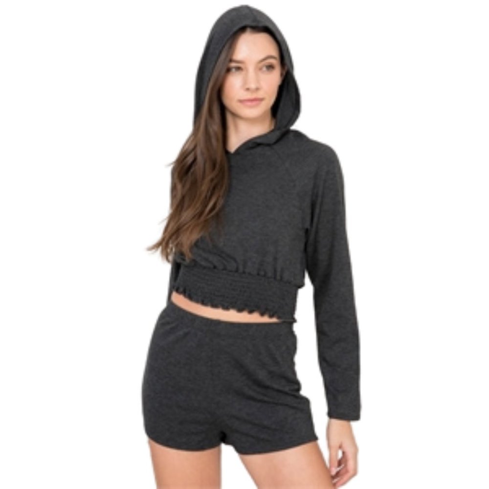 Charcoal Top & Short Set